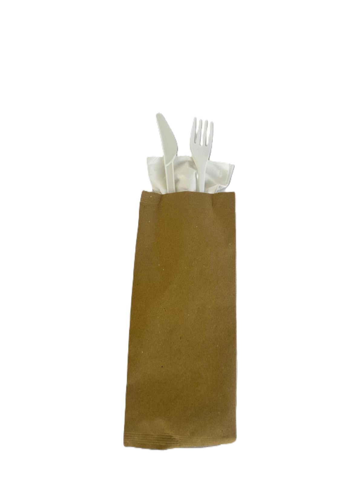 Buste Portaposate Cartapaglia 25x10,5 cm, con tovagliolo 1V. - immagine 2